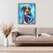 Stupell Industries Boxer and His Toy Blue Floating Frame, design by George Dyachenko